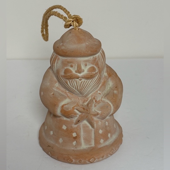 Other - Terracotta Seaside Santa Bell with Starfish